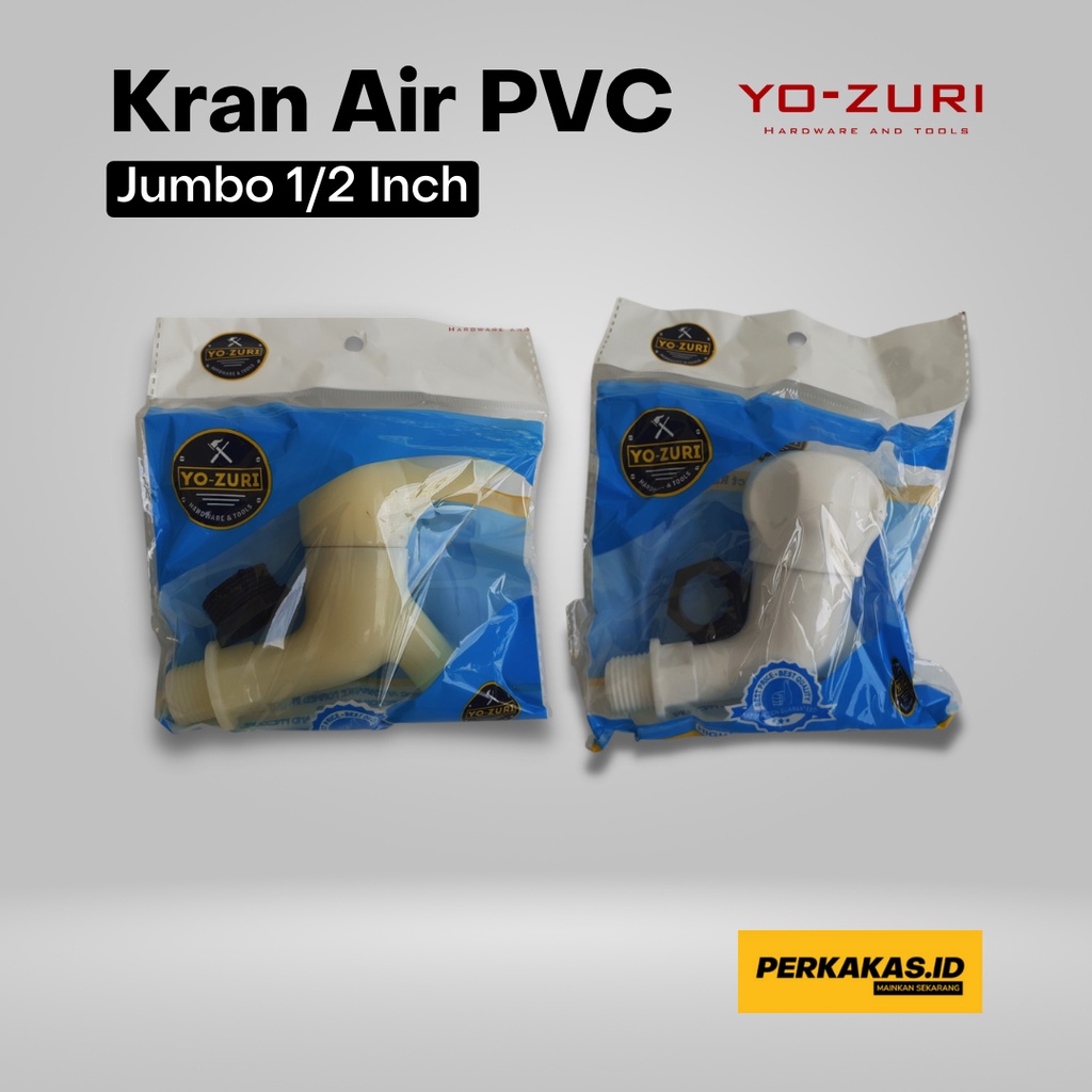 Kran Air PVC Tembok Jumbo 1/2 Inch YOZURI