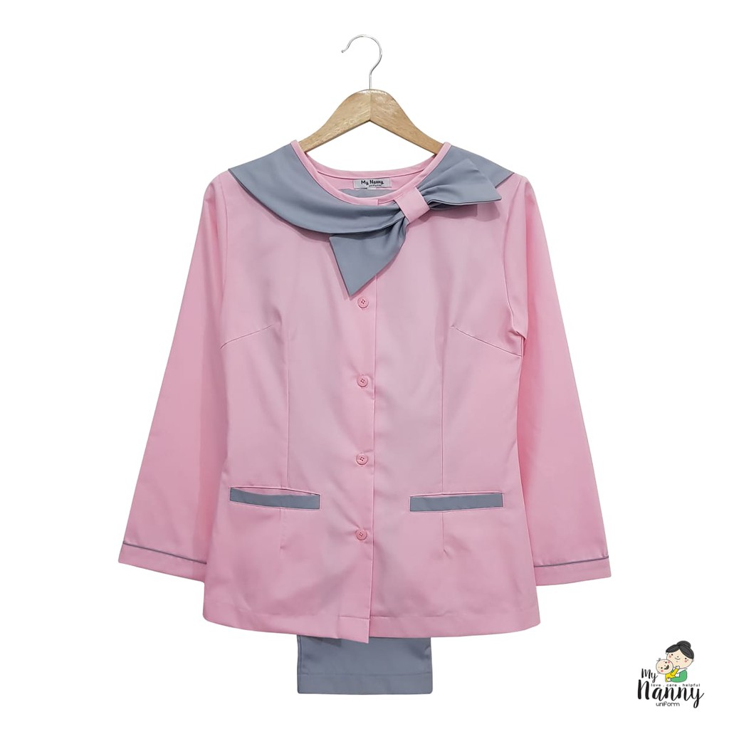Seragam Baby Sitter - MyNannyUniform - CATTY LENGAN PANJANG