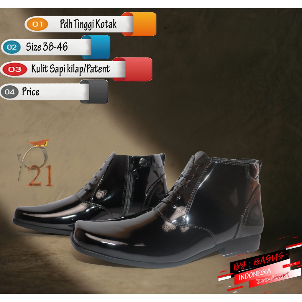 P21 SEPATU PRIA / SEPATU PDH / SEPATU KERJA / MERK P21