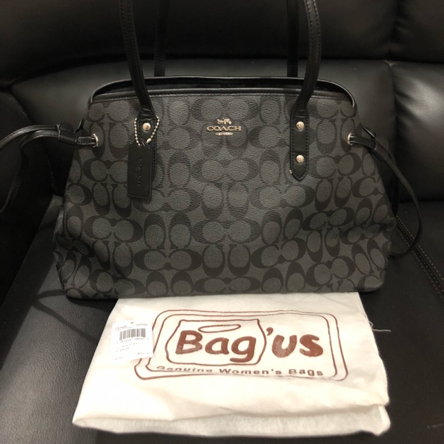 Preloved COACH drawstring carryall shoulder bag auth