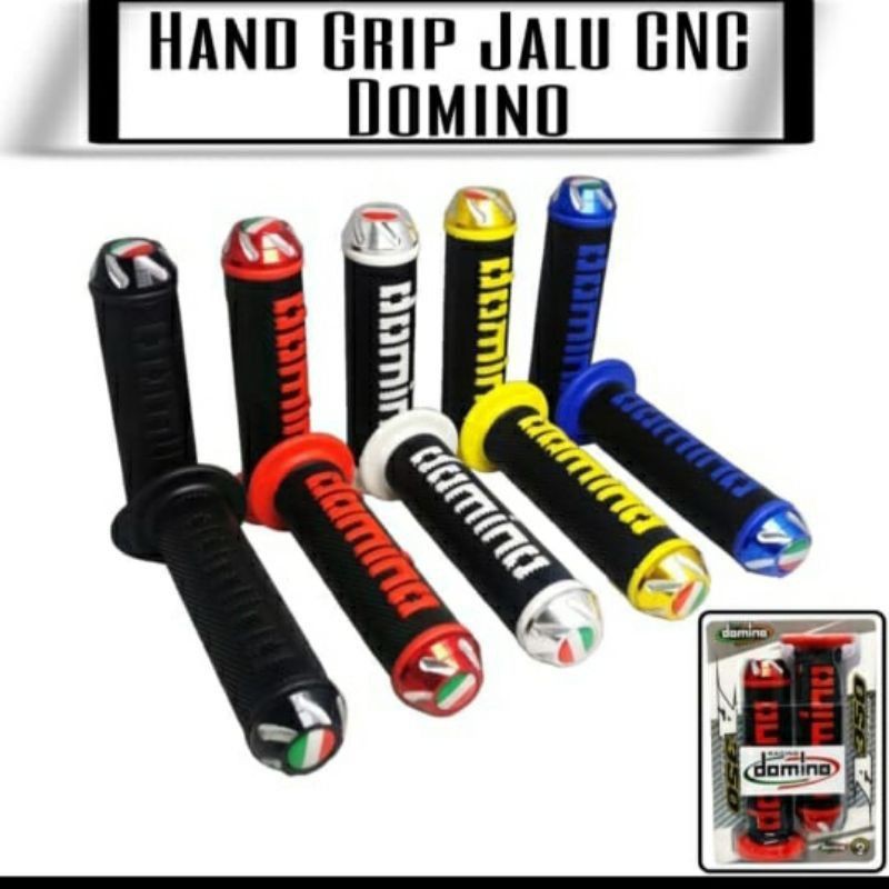 Handgrip Handfat Domino original+Jalu Stang Full CNC Universal Nmax beat mio vixion lexi pcx vario