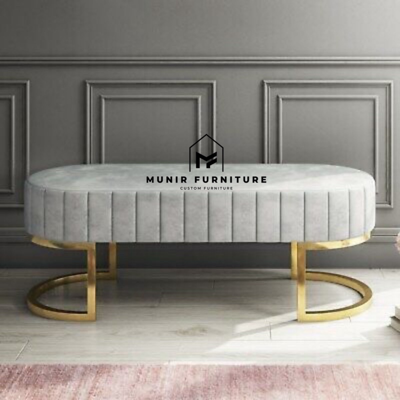 sofa bench sofa ruang tamu minimalis sofa panjang rangka besi