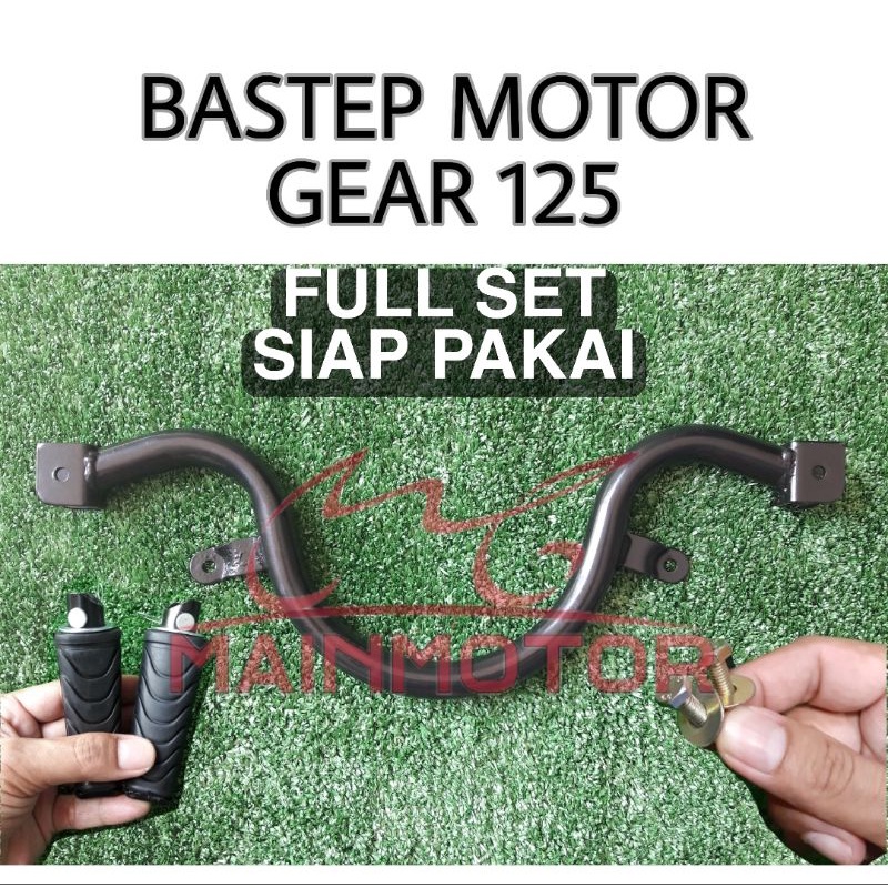 BASTEP DEPAN YAMAHA GEAR 125 FOOTSTEP PIJAKAN KAKI FULLSET