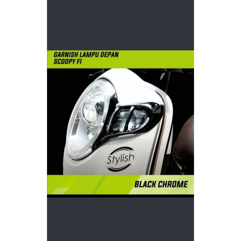 Garnish Lampu Depan Scoopy New 2018