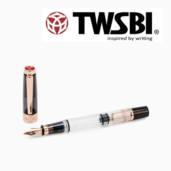 

TWSBI Diamond 580 Special Ed. Fountain Pen - Smoke RG2, Extra Fine