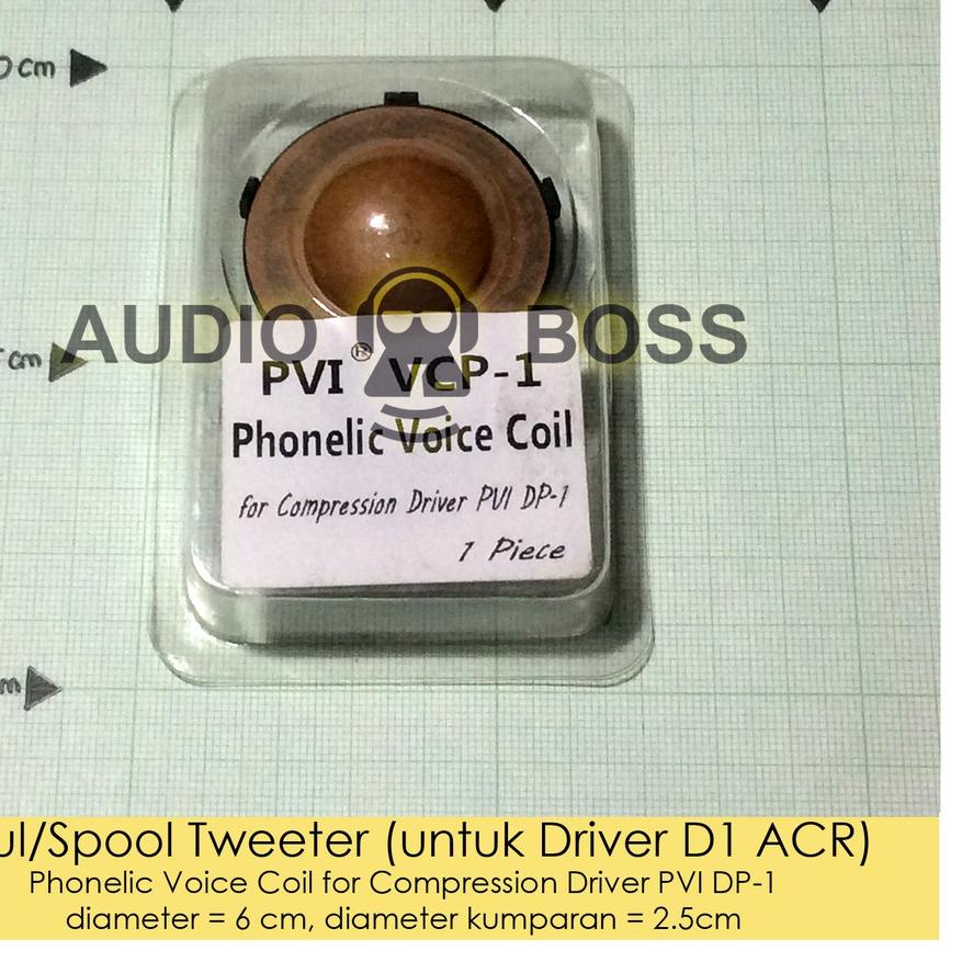 ☋ Spul Tweeter - Spool Tweeter untuk Driver D1 PVI CD 1 CD1 ACR Spul 1 inch ◌