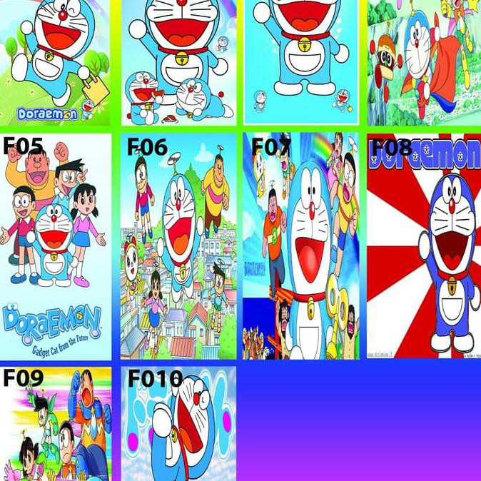 Terbaru Stiker Kulkas 1 Pintu Doraemon