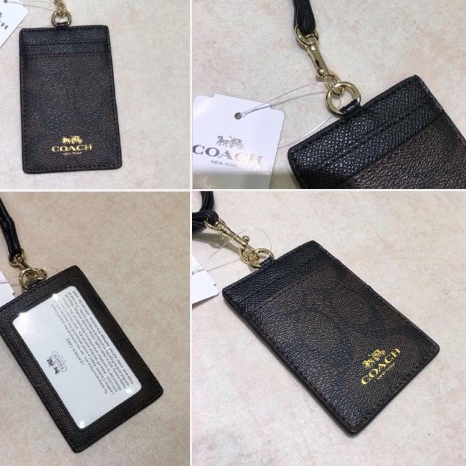 

TOP PRODUK card holder / Coach F65573 original/ Kartu kerja /tag / lanyard/ name tag holder/ID Card holder^