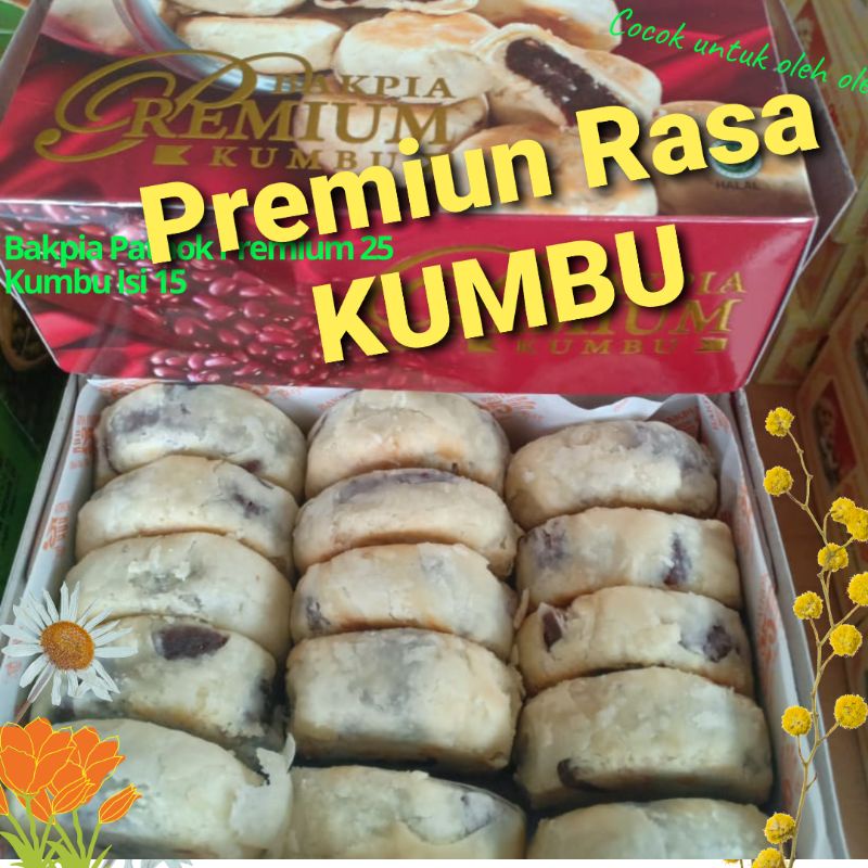 

Bakpia pathok 25 makanan kue oleh oleh jogja KUMBU isi 15 Premium