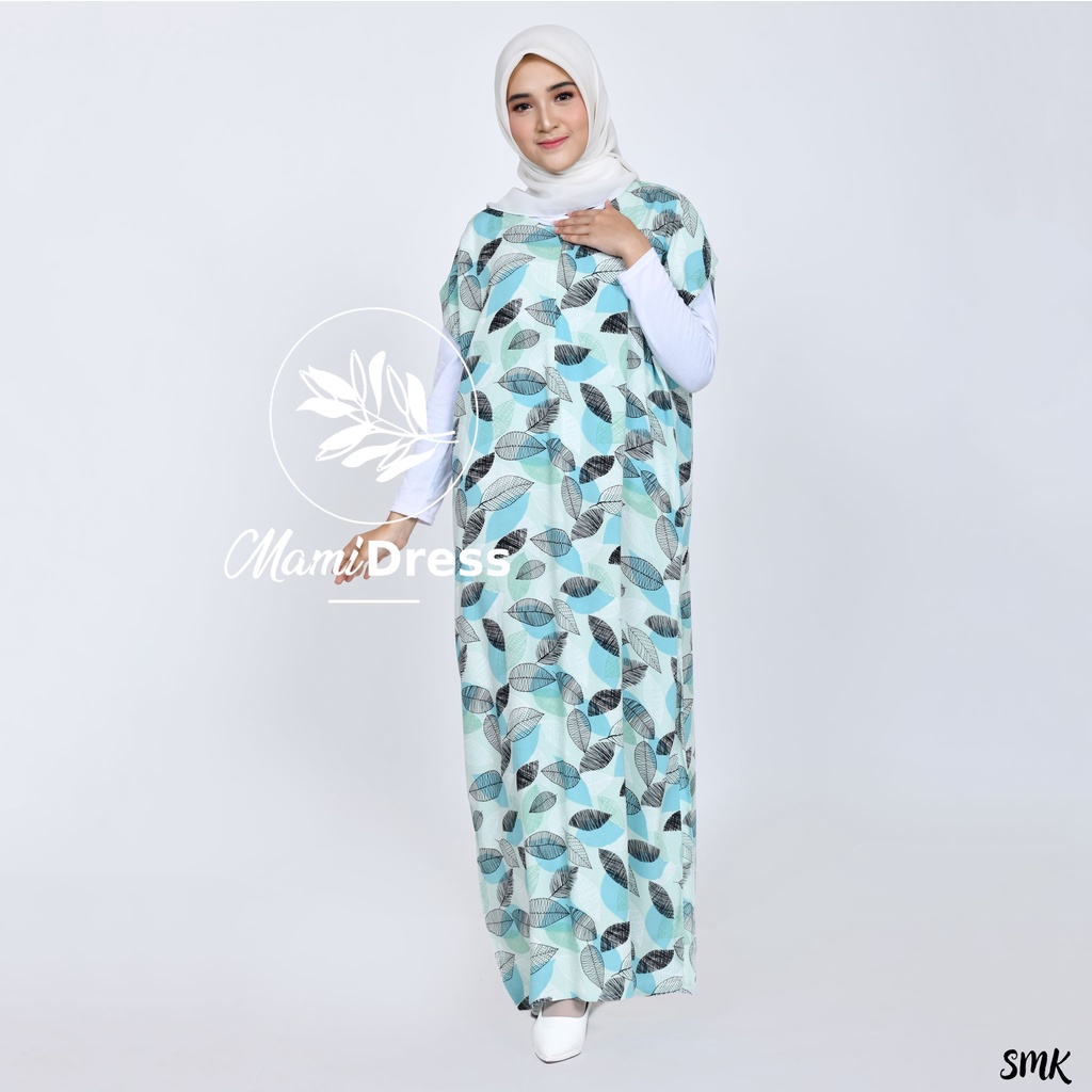 LEAF SERIES - Daster Premium Panjang Semata Kaki Busui Friendly LD 120 PJ 130 / Daster Kekinian Mamidress