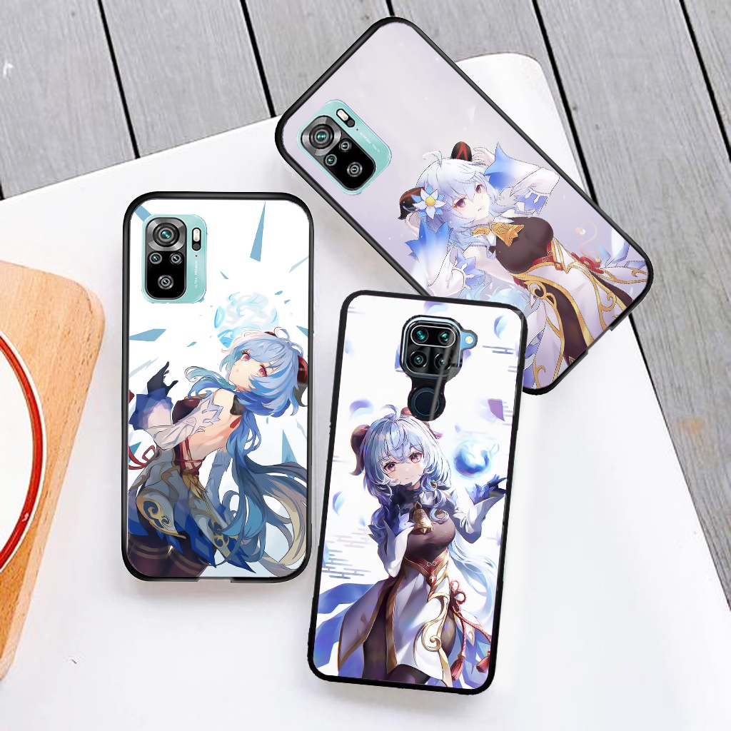 (B27) CASE GLOSSY XIAOMI REDMI NOTE 5 6 7 8 9 10 10S PRO | CASE HAPE GANYU GENSHIN IMPACT