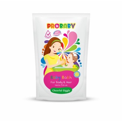 PROBABY Baby Bath for Body &amp; Hair Refill 230ml Wash 230 ml Sabun Cair Bayi