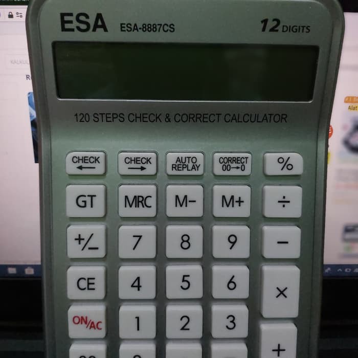 

ELECTRONIC CALCULATOR ESA-8887CS