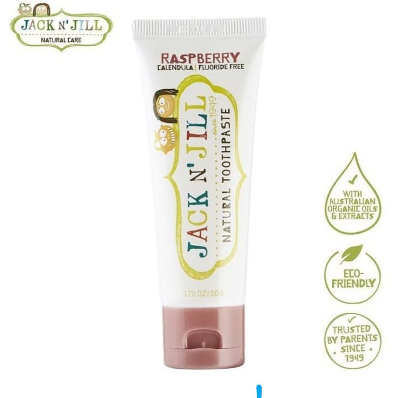 Jack n jill natural toothpaste 50 gr/pasta gigi natural