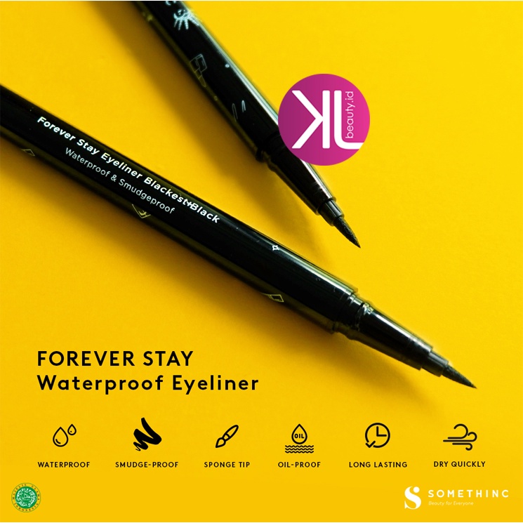 SOMETHINC FOREVER STAY Waterproof Liquid Eyeliner