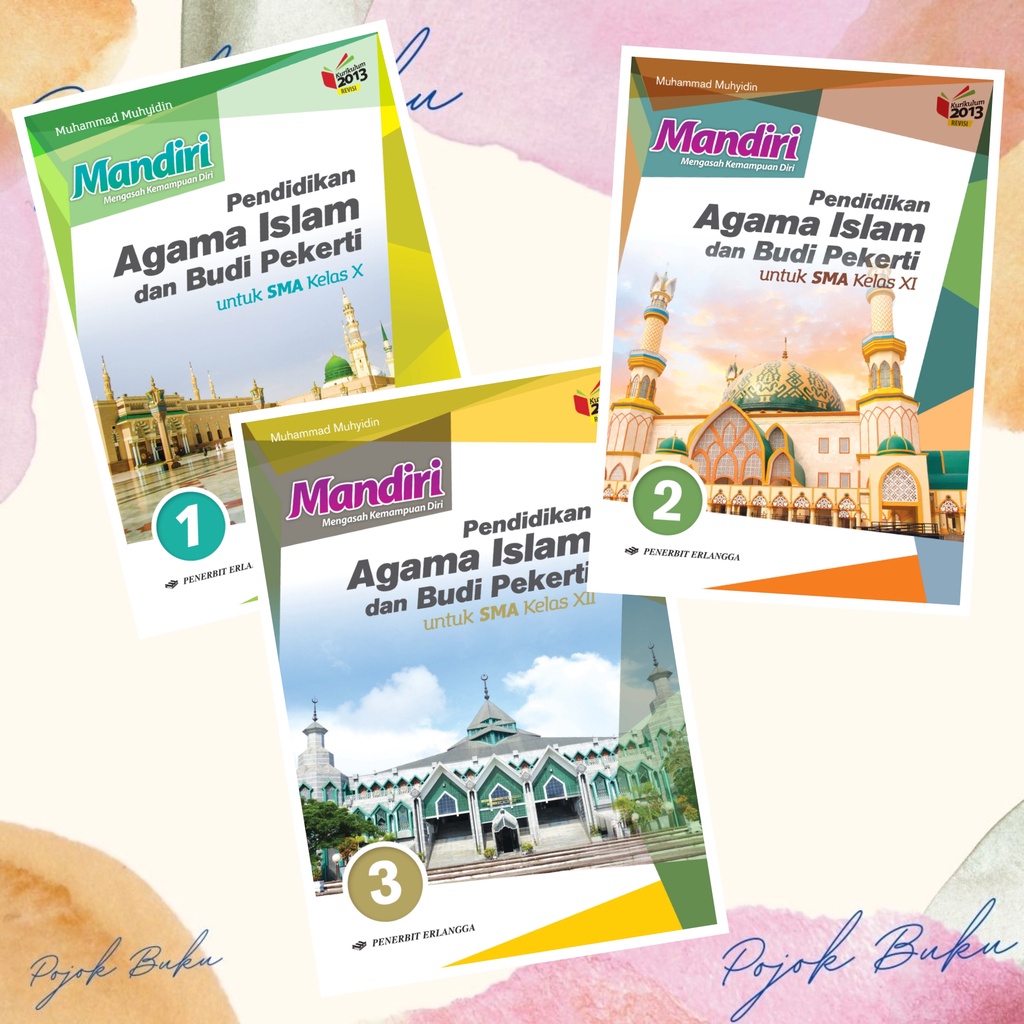 BUKU MANDIRI AGAMA ISLAM SMA MA KELAS 10 11 & 12 K13N Erlangga