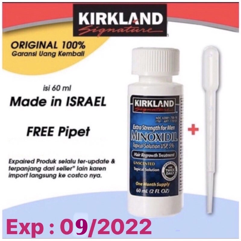 is kirkland minoxidil made in israel