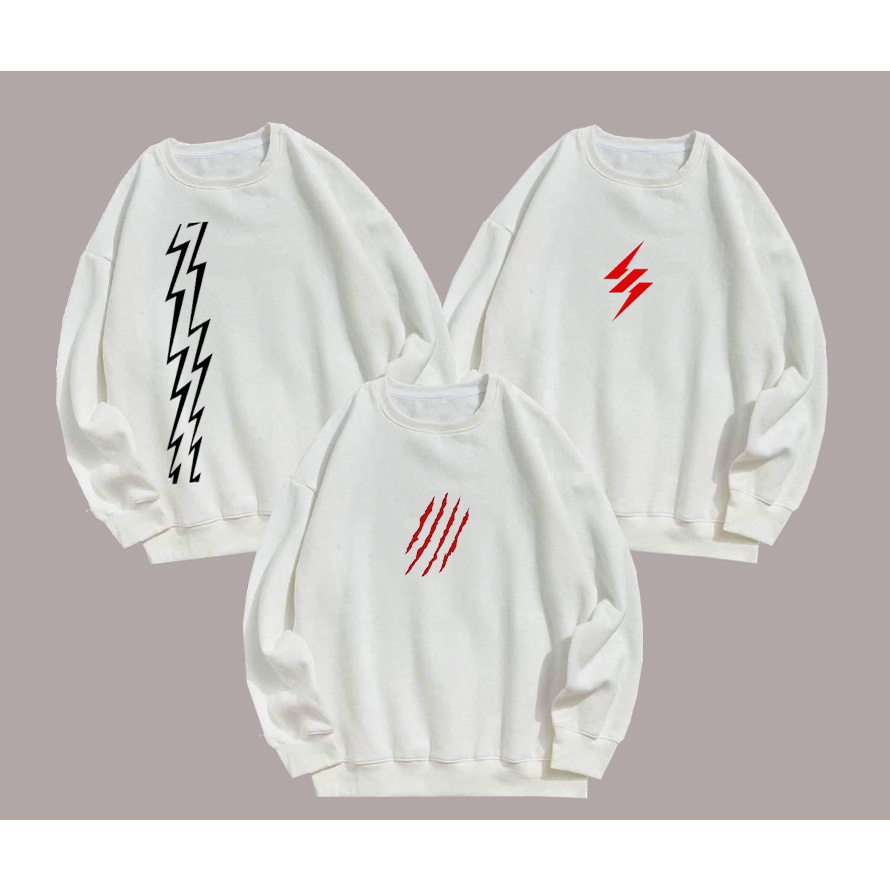 sweater pria distro crewneck pria dewasa keren gaya kasual santai bahan katun flecee tebal lengan pa