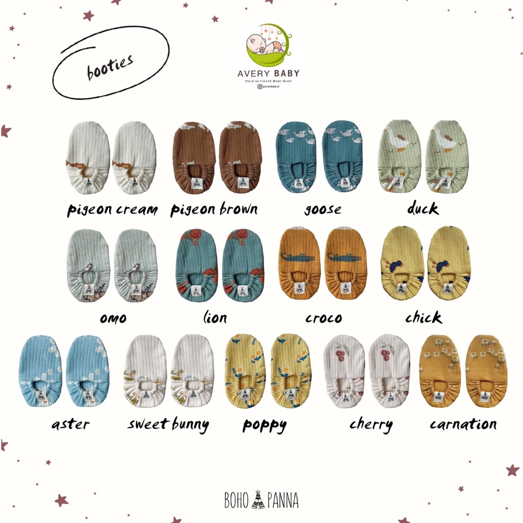 BOHOPANNA BOOTIES Sepatu Bayi Lembut