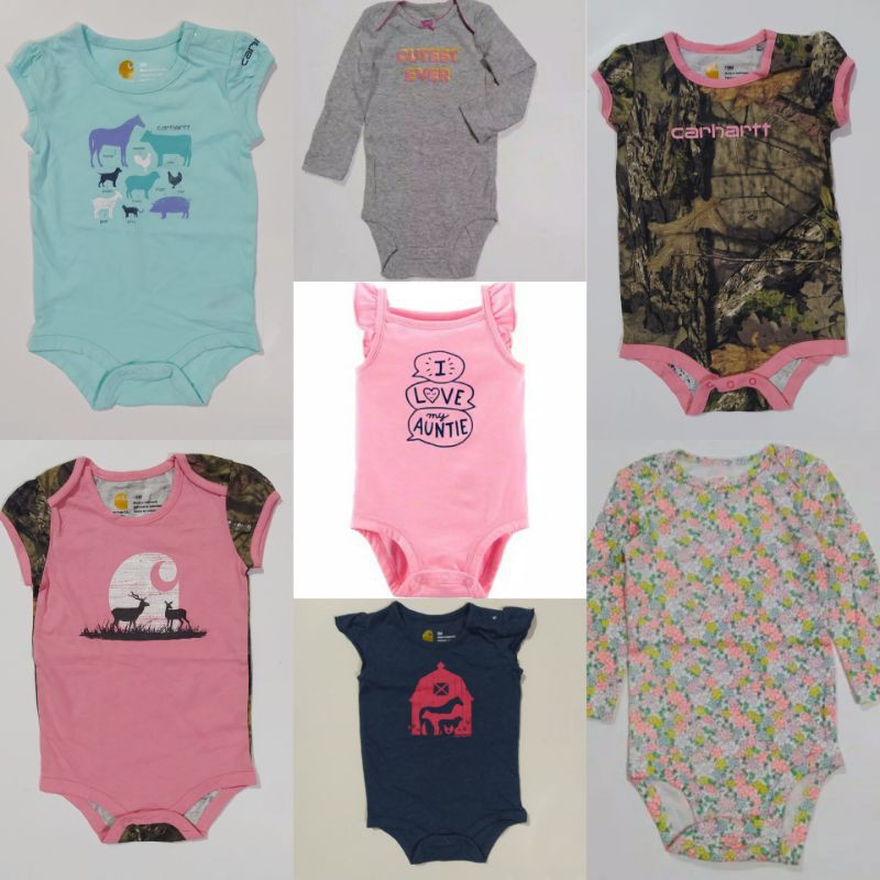 Baju Anak Perempuan Jumper Carhartt, Carter 1 - 24 Bulan