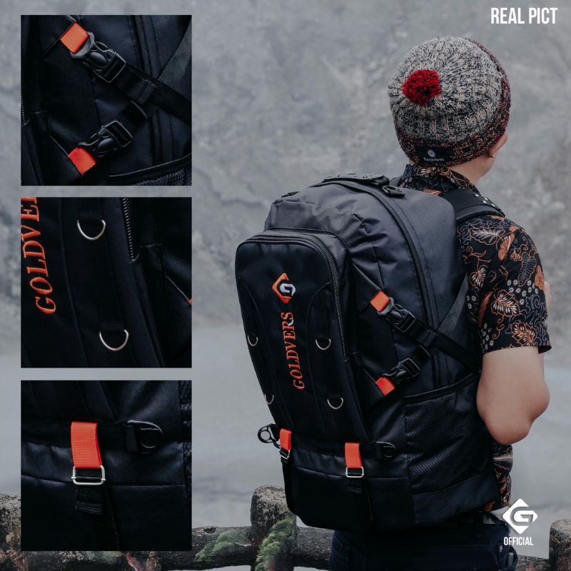Tas Goldvers Ransel jumbo original Polyester 60L