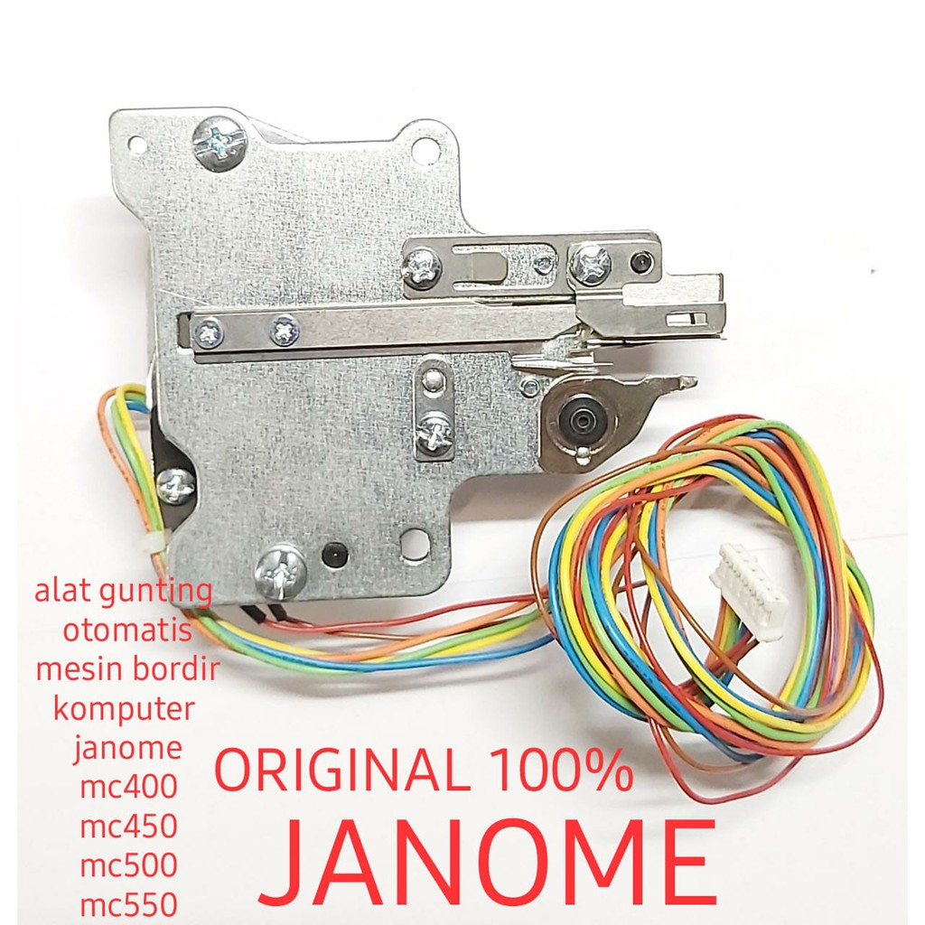 JANOME GENUINE PART cutter gunting otomatis mesin jahit dan bordir janome komputer memory craft