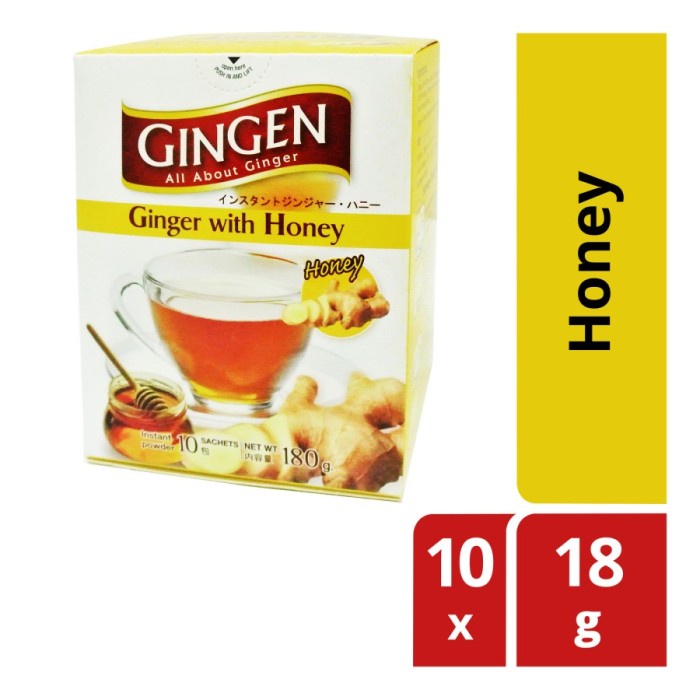 

Gingen Instant Ginger Powder - Honey 10 X 18G