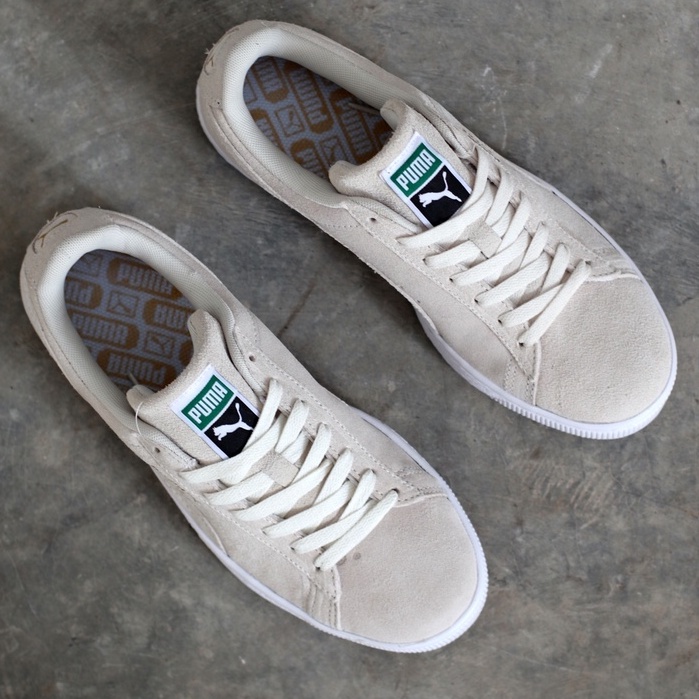 SEPATU PRIA PM SUEDE BROKEN WHITE PREMIUM