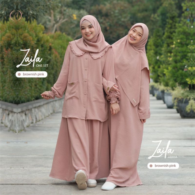 COUPLE ABAYA & ONE SET TUNIK ZAILA By Gerai Aliyah