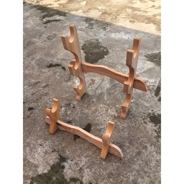 dudukan/stand 1,2 & 3 tahap Al Varian warna dudukan/samurai/pedang/katana