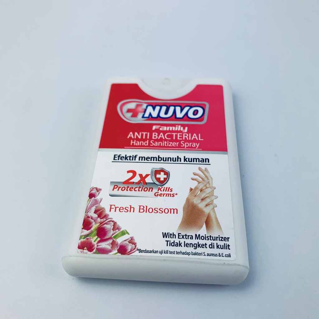 Nuvo Hand Sanitizer Spray /  Nuvo Anti Bacterial / Fresh Blossom / 18m