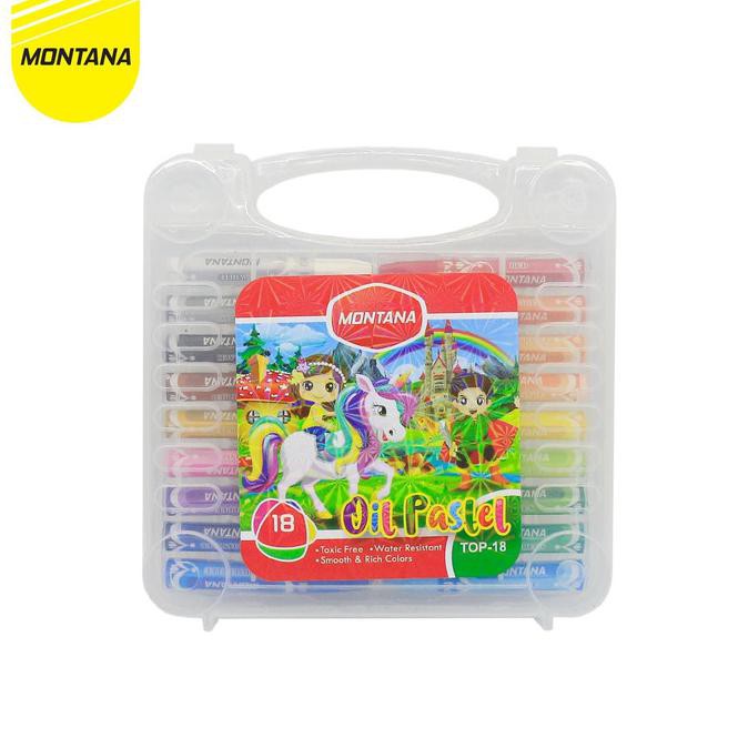

Stok Baru! Oil Pastel / Krayon Minyak Montana Top18B / 18 Warna / Colors Fs Termurah