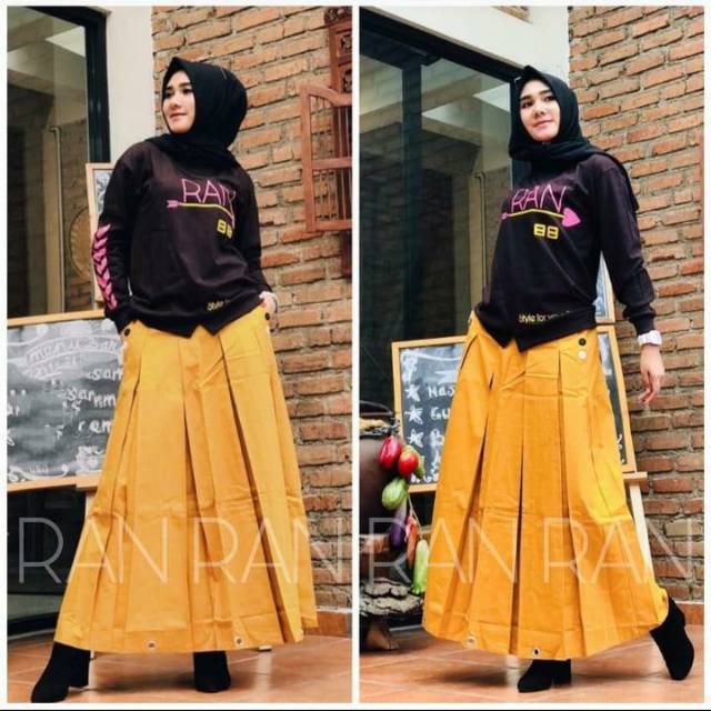 Stelan Rok Ran88 by RAN Original / Set Muslim Terlaris / Stelan Rok Wanita / Set Rok Muslim