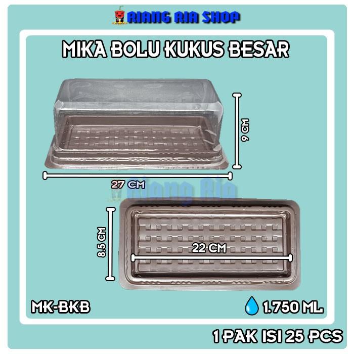 Alish | Mika Bolu Kukus Besar @25 Pcs - Mika Kue Alas Coklat - Mika Hantaran