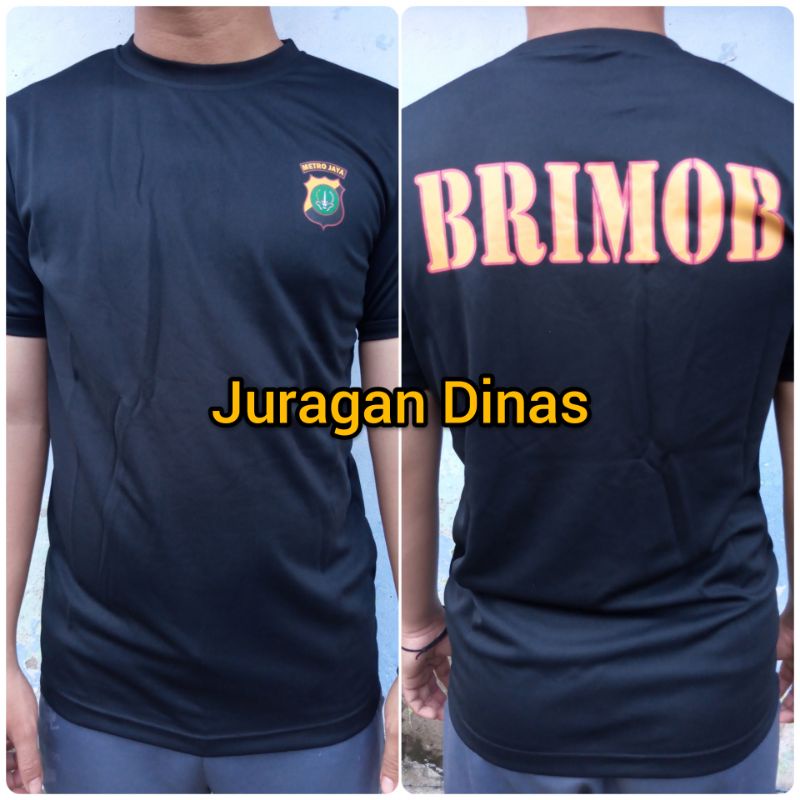 Kaos brimob jersey asli jatah pembagian polri polisi