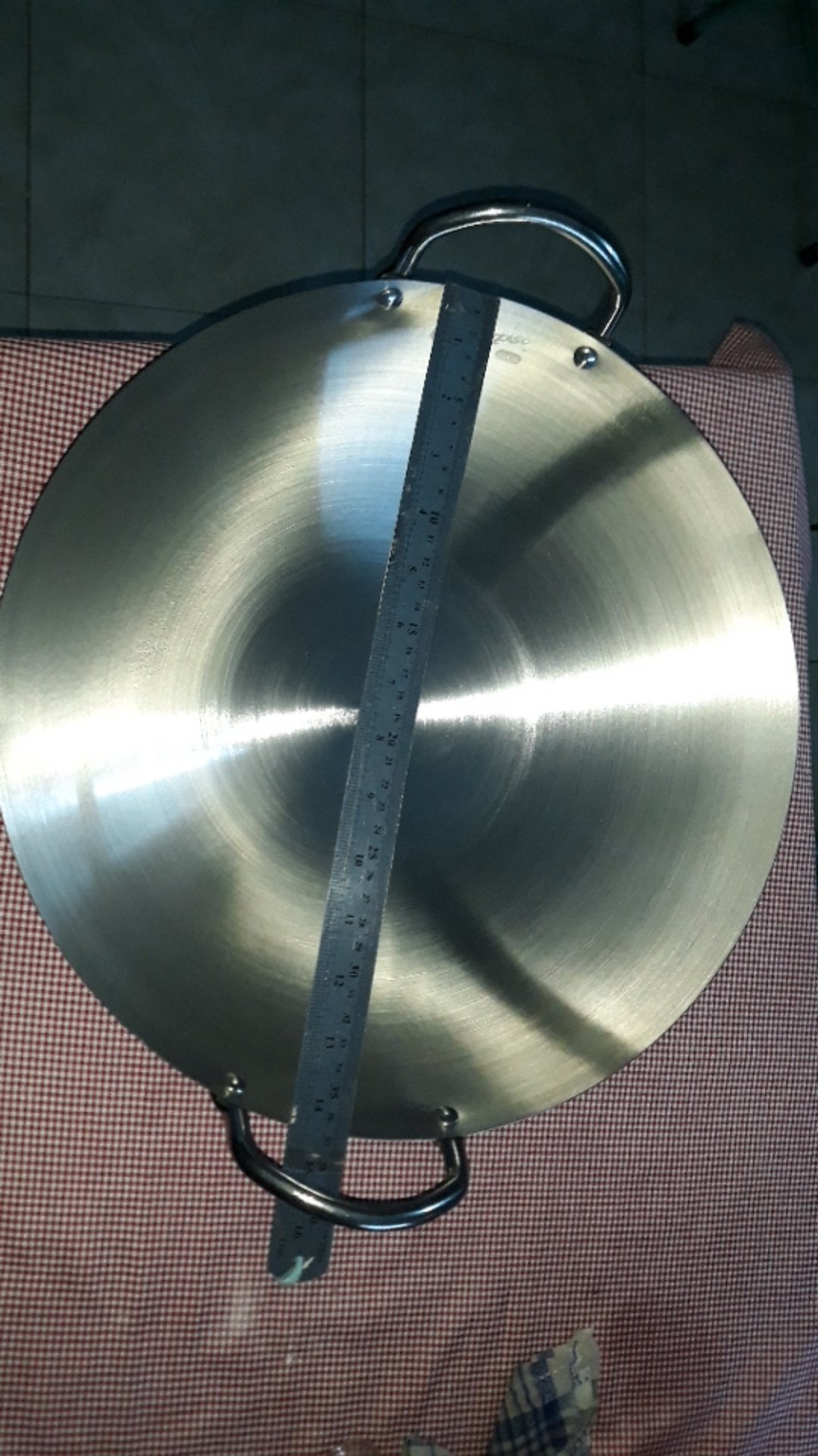 Calypso Wajan Kuali Penggorengan Stainless Steel Tebal  36cm Wajan Stainless 36 Cm