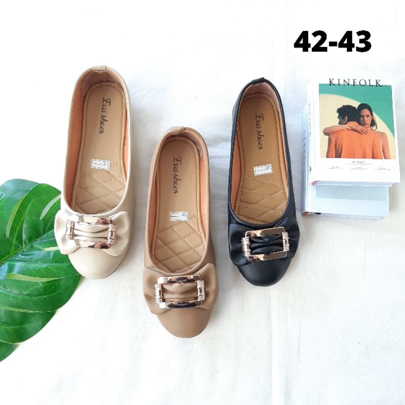 37-43 BIG SIZE SEPATU ANJANI Eva Shoes Flat shoes Pita JUMBO(H140)