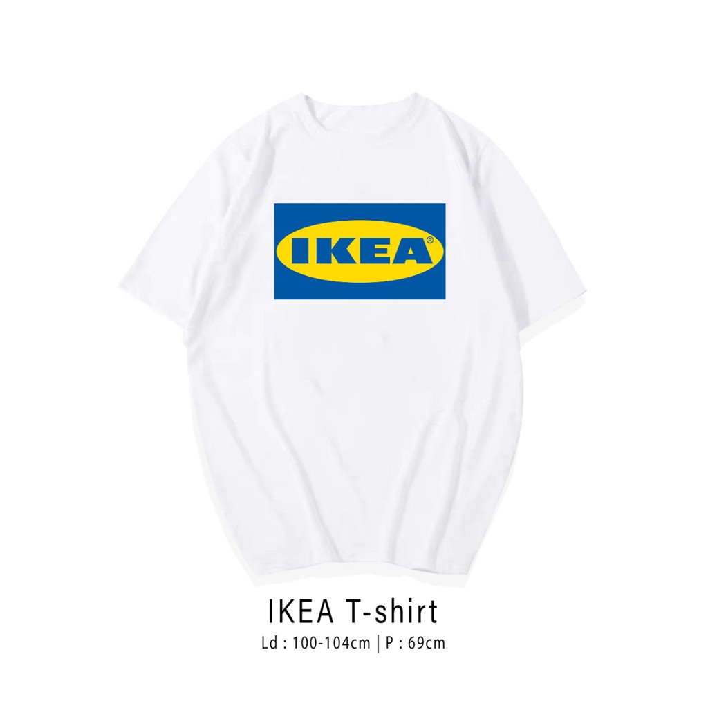 IKEA  / TERMURAH BAJU KAOS KATUN WANITA/ PRIA UNISEX LENGAN PENDEK / TUMBLR TEE