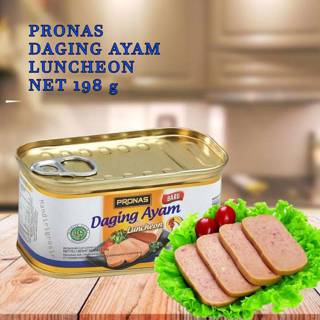 KORNET AYAM * PRONAS * LUNCHEON * DAGING AYAM * 198g