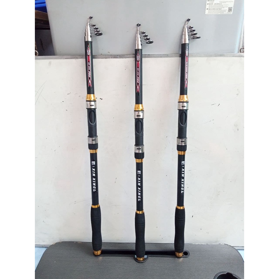 GDA Grosir Import Joran Pancing Laut Antena Carbon Fiber 2.1 M 2.4 M 2.7 M 3 3.6 Meter Murah Berkualitas