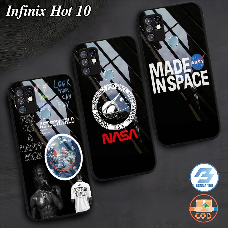 Benua Case - Case NASA Infinix Hot 10 - Case Hp Infinix Hot 10 - Kesing Hp Infinix Hot 10 - Softcase