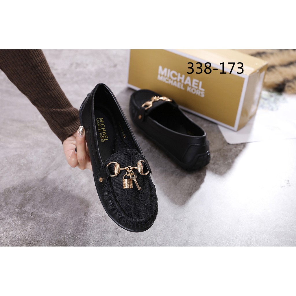 Suki Canvas and Leather Loafers 338-173