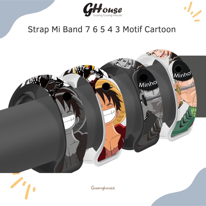 Strap Mi Band 5 / 6 Xiaomi Mi Band 5/6 Tali Pengganti Miband 5 Motif Unik