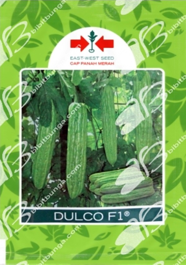 Benih Bibit Paria Pare Dulco F1 15 Biji Cap Panah Merah Tanaman Buah