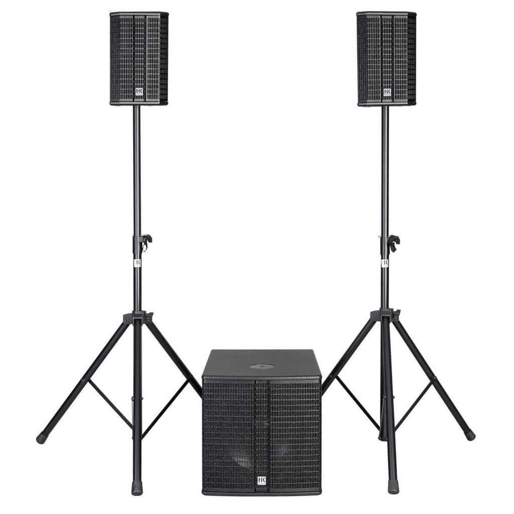 HK Audio LUCAS 2K15 Active 2.1 stereo portable PA system 2000W Peak Power