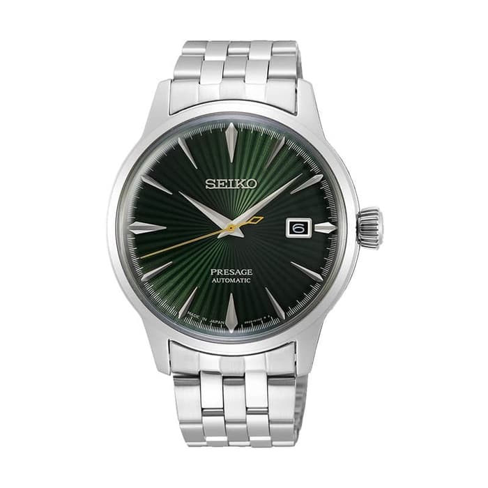 Seiko Presage SRPE15J1 Mockingbird Automatic Green Dial Stainless Stee