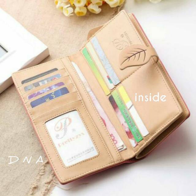 Dompet daun size panjang/ dompet fashion wanita / dompet muraah bisaa CCOD