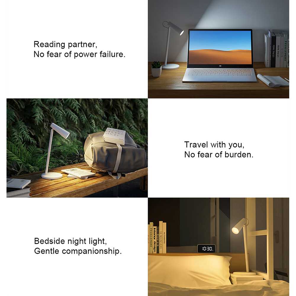 Xiaomi Mijia LED Desk Lamp Lampu Baca Rechargeable - MJTD03YL