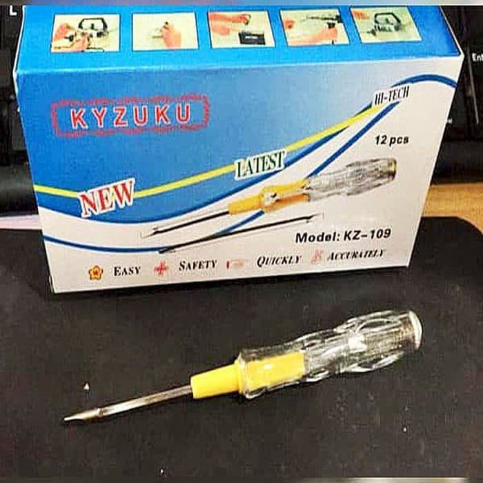 

Tespen Bolak Balik Plus Minus merk Made in China Test Pen Alat Cek Aru - Bu395