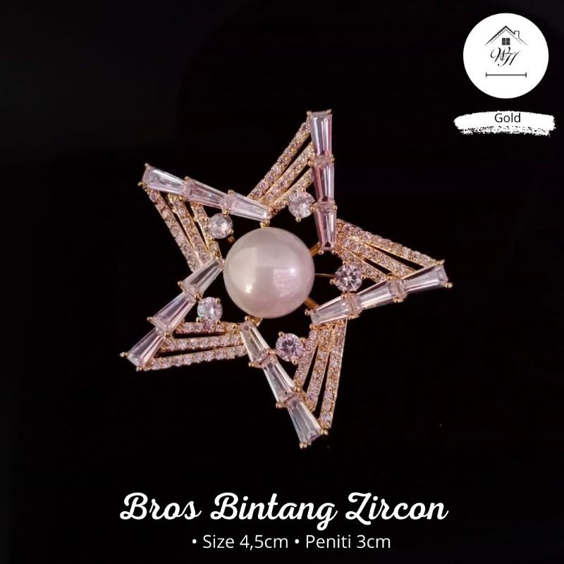 Bros Bintang Mata Zircon Original